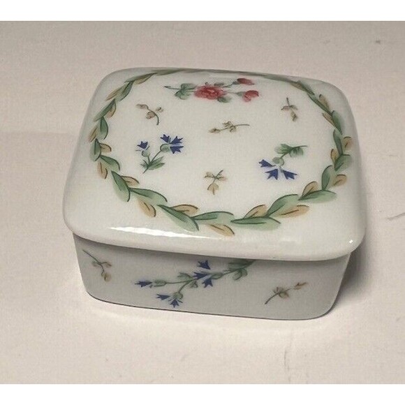 Vintage Bernardaud Limoges Poe Trinket Box - Picture 7 of 9